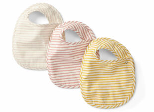 Petit Pehr baby bibs in new baby gift bundle