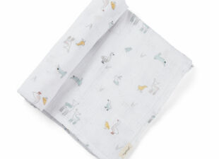 Swaddle Blanket in new baby gift bundle