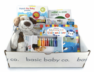 Gift Bundle of baby toys and books for baby's 1st birthday