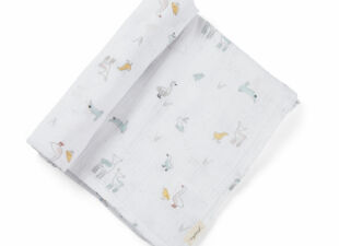 Swaddle Blanket in baby gift bundle