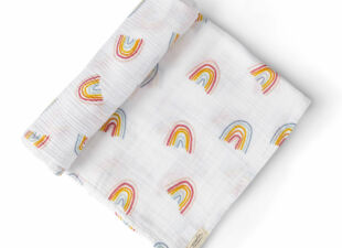 swaddle blanket in baby gift bundle
