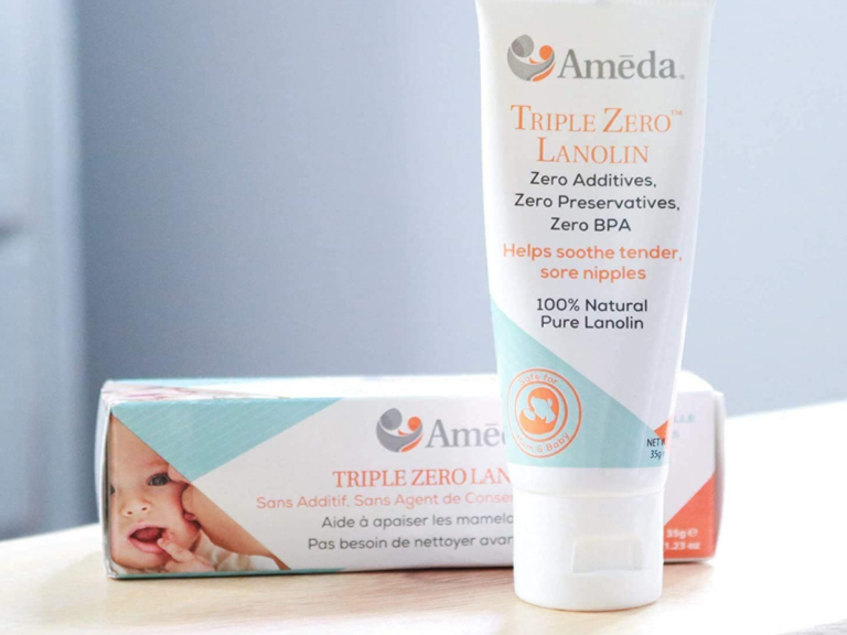 Ameda Lanolin cream is a top product for new moms to help them through postpartum 